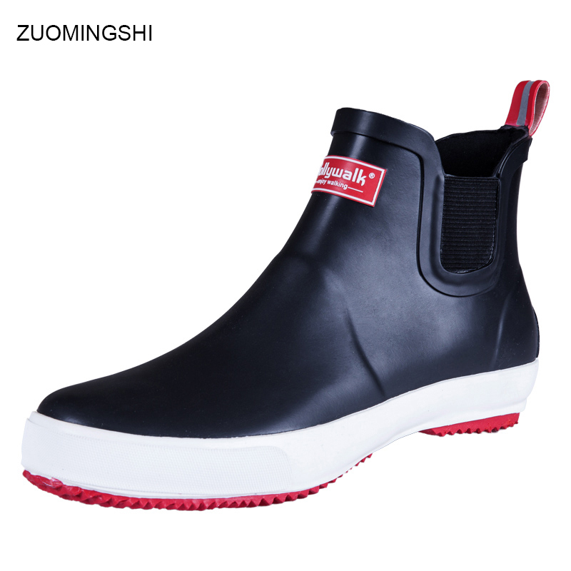 Sale Men Rubber Rain Boots Gum - Fishing Boots review and price