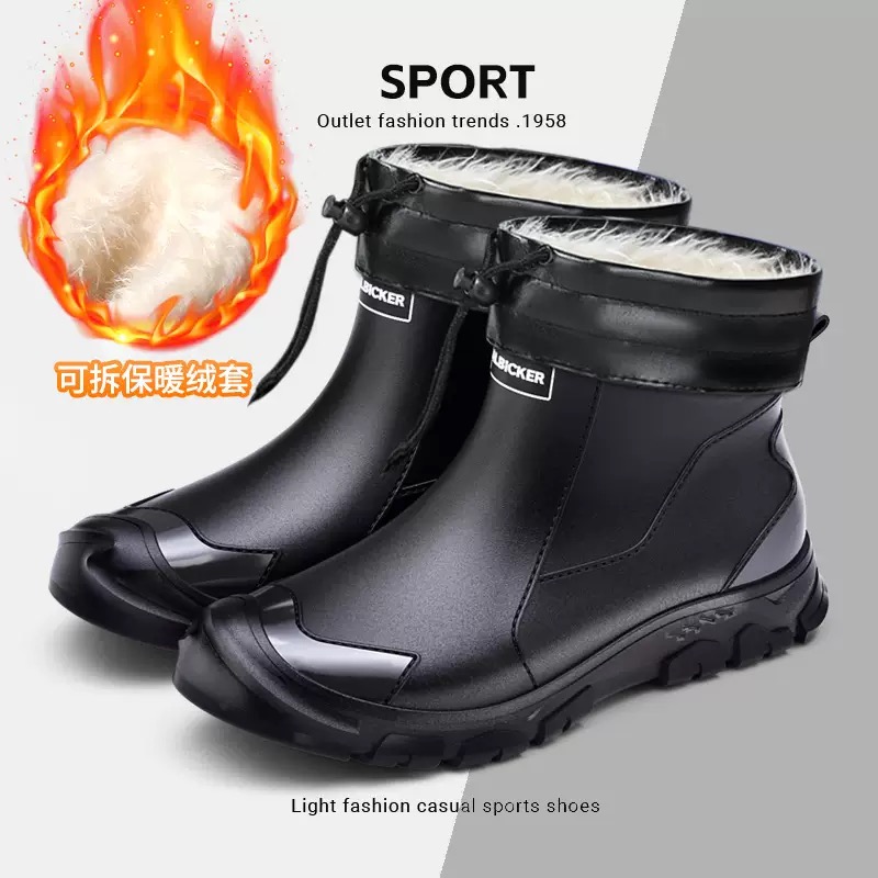 Waterproof Men's Rain Shoes Fa - Fishing Socks review and price