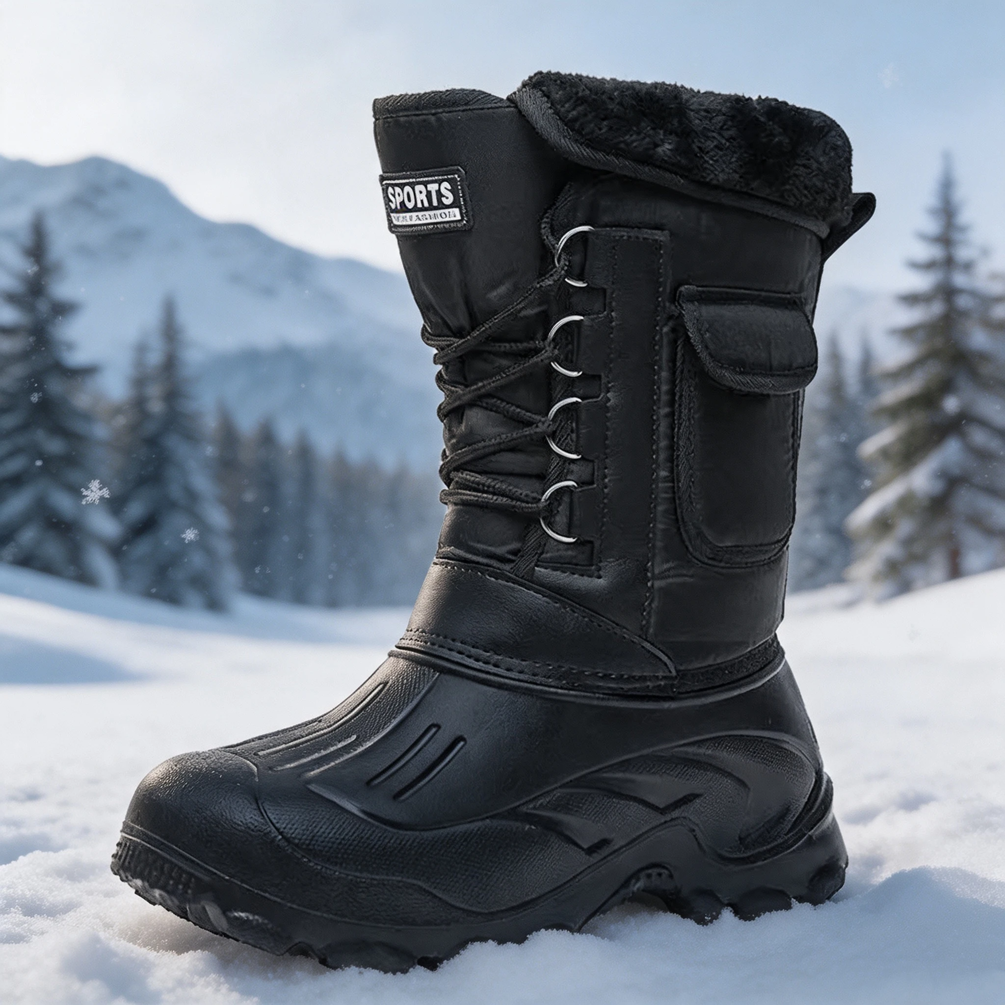Men Winter Snow Boots Outdoor  - Fishing Boots review and price