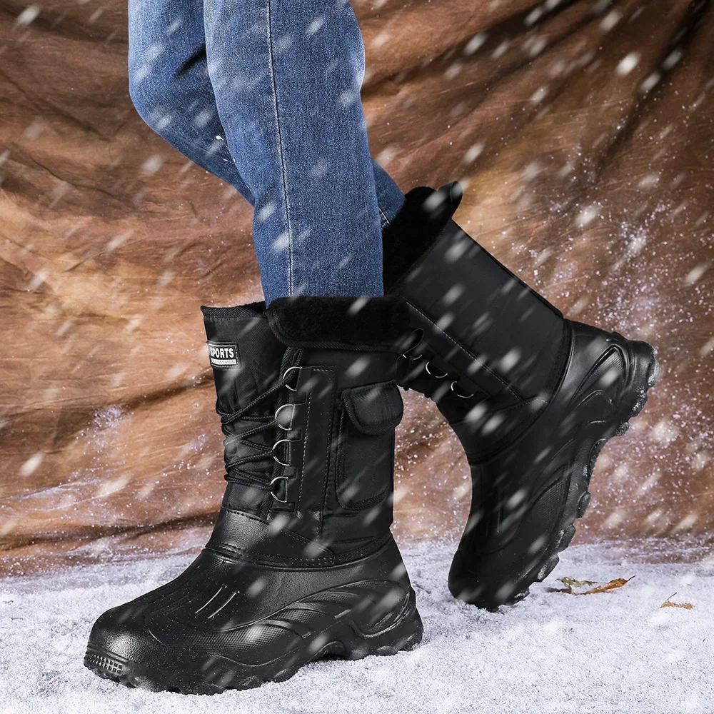 Men Winter Snow Boots Outdoor  - Fishing Boots review and price