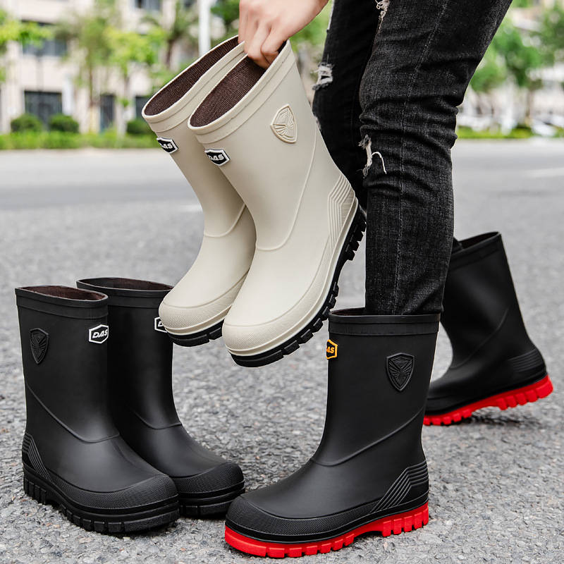 Men's Rain Boots Fashion Mid-C - Fishing Boots review and price
