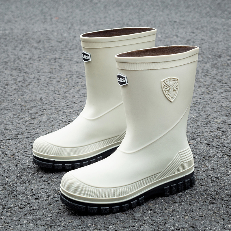 Men's Rain Boots Fashion Mid-C - Fishing Boots review and price